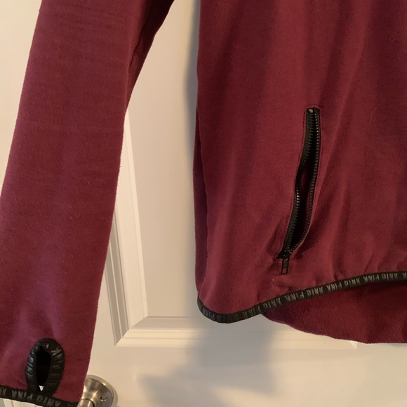 ❌SOLD Victoria Secret Pink Quarter-zip - Picture 6 of 7